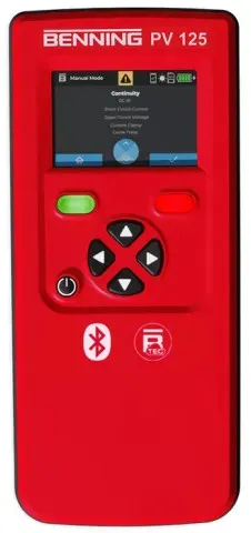 Benning Photovoltaik-Tester mit 1500 V (Uo/c), 25 A (Is/c) und RISO-Messung