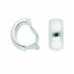 Paar Ohrclips ADELIA ́S "Damen 925 Silber Ohrringe Ohrclips", silber, Ohrringe, Damen, Damen, Silber 925 (Sterlingsilber), Silberschmuck für Damen