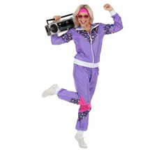 w widmann milano party fashion 80er Jahre Trainingsanzug Kostüm Damen M