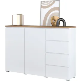 OTTO home Highboard Modo 150 x 100 x 34,5 cm Weiß