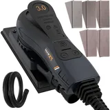 MAXXT bürstenloser Exzenterschleifer Elektrisch 3mm Orbitalschleifer 350W Multifunktion 4000-10000 U/min variables Tempo Kabelgebundener Exzenterschleifer