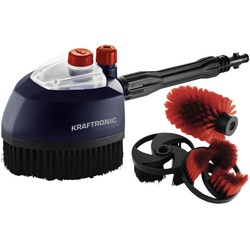 KRAFTRONIC Multibürstenset, Kunststoff, blau
