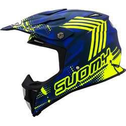 Suomy MX Speed Sergeant, Motocrosshelm - Matt-Blau/Gelb - 2XL