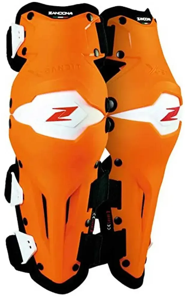 Zandona X-bandit Knieschoner - Orange / White - One Size