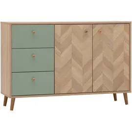 Schildmeyer Visby 109 x 73,9 x 33,05 cm Eiche hell/Pistazie