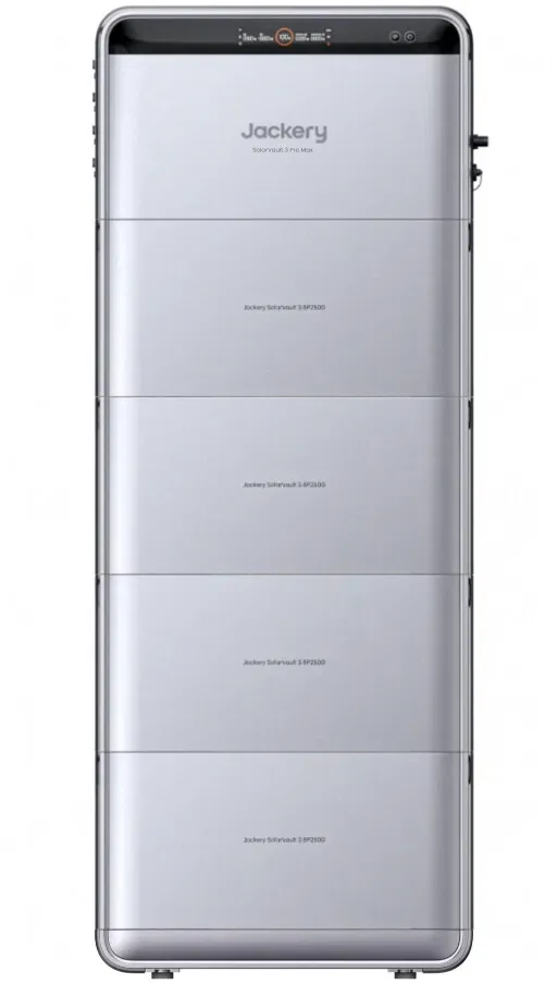 Jackery SolarVault 3 Pro Max mit 4x BP2500 Erweiterungsakku | 12,6 kWh