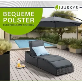 Juskys Faltbare Sonnenliege Lamia Schwarz