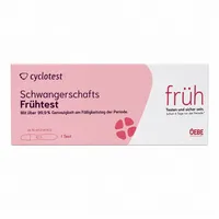 Uebe Medical GmbH Schwangerschaftstest CYCLOTEST Schwangerschafts-Frühtest, 1-tlg.