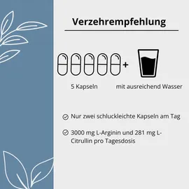 aura natura Erectonin Plus L-Arginin Kapseln 120 St.