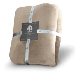 Wohndecke IRISETTE "Relax 8900", braun (mocca), B:150cm L:200cm, Wohndecken, kuschelig weich und pflegeleicht