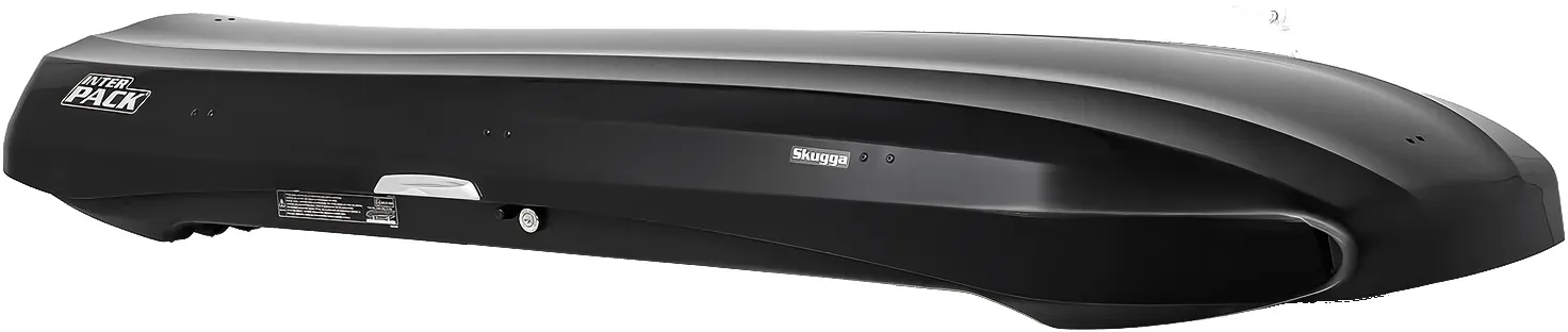 Inter Pack Skugga L 660 Dachbox, schwarz glänzend