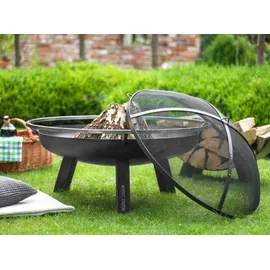 Cook King Feuerschale PORTO Ø 70 cm Schwarz