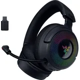 Razer Kraken V4 Kabelloses Gaming-Headset powered by Razer ChromaTM RGB Over-ear Gaming Headset Bluetooth Schwarz