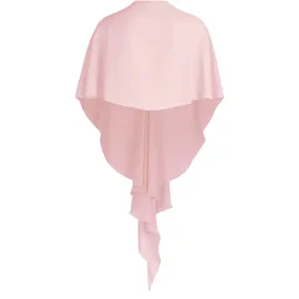 Vera Mont Chiffonstola mit Volant", in Foggy rose), | Gr.: S