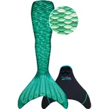 Meerjungfrauenflosse Mermaidens Original Celtic Green für Kinder Fin Fun M