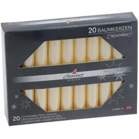 Stumpenkerzen Baumkerze Edelglanz Champagner 95 x Ø 13 mm,