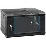 vidaXL 6U Wand-Netzwerkschrank 19" IP20 53x40x30 cm"