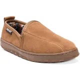 MUK LUKS Eric Dbl Gore Herren-schlupfschuh, Bedruckt, Berber-Wildleder Hausschuh, Hellbraun, 47 EU