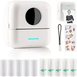 Mini-etikettendrucker, Mini-fotodrucker Für Smartphones, Thermodrucker Für Aufkleber, Fotodrucker Für Reisetagebücher, Logos, Notizen, Tagebücher, Listen Und Memos