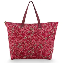 Pip Studio Tilda Tote Bag Large Quilted Daisy Dreams 66x20x44cm Rot