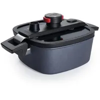 Woll Active Lite Guss-Kasserolle, inkl. Deckel & Dünsteinsatz KEINE Induktion