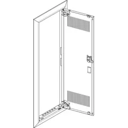 ABN GBRU16TL Blendrahmen + Tür mit Lüftungsschlitz 1x6 für UP-Feldverteiler 1x6-reihig