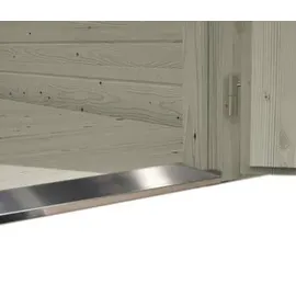 Palmako Holz-Pavillon Melanie Grau BxT: 330 cm x 330 cm inkl.Fußboden