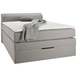Boxspringbett in Grau ca. 100x200cm