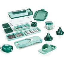 Genius Nicer Dicer Fusion 16-tlg. smaragdgrün