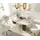 DeLife Edge 220 x 76 x 120 cm beige/weiß