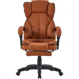 Trisens Schreibtischstuhl Bürostuhl Gamingstuhl Racing Chair Chefsessel mit Fußstütze