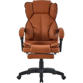 Trisens Schreibtischstuhl Bürostuhl Gamingstuhl Racing Chair Chefsessel mit Fußstütze