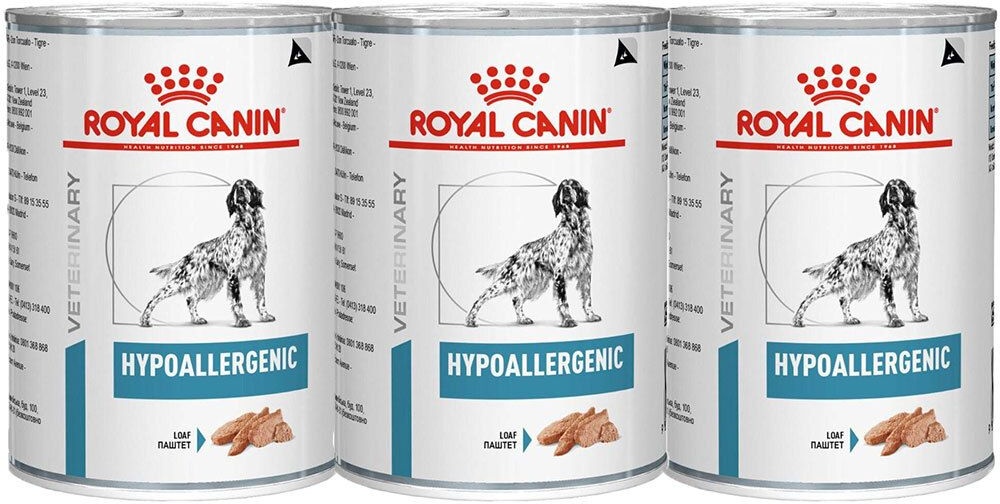 ROYAL CANIN® Hypoallergenic 3x12x400 g Aliment