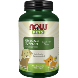 Omega-3-Unterstützung für Haustiere (180 Weichkapseln)