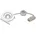 Einbauleuchte 3er Set Glas Metall 61001475601