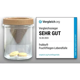 frubby Nachhaltige Fruchtfliegen-Lebendfalle