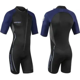 Camaro Neoprenanzug Front Flex Revo Shorty Schwarz 3XL