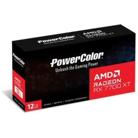 PowerColor Radeon RX 7700 XT, 12GB GDDR6, HDMI, 3x DP (RX7700XT 12G-P)