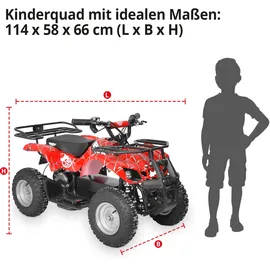 Hecht Elektro Quad 56100 Rot