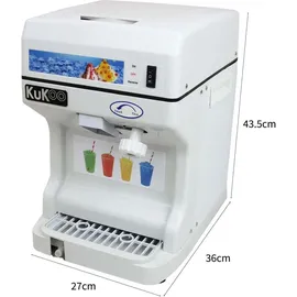 MONSTER SHOP Ice Shaver Eismaschine Weiß