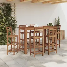 vidaXL Bartisch 150 x 70 x 105 cm Braun