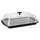APS Thermo Tablett-Set eckig, schwarz/transparent