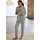LASCANA Pyjamaoberteil Schwarz/Weiß 40