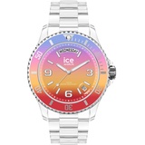 ICE-Watch - ICE clear sunset Energy - Mehrfarbige Damenuhr mit Plastikarmband - 021436 (Medium)