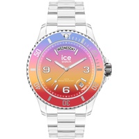 ICE-Watch - ICE clear sunset Energy - Mehrfarbige Damenuhr mit Plastikarmband - 021436 (Medium)