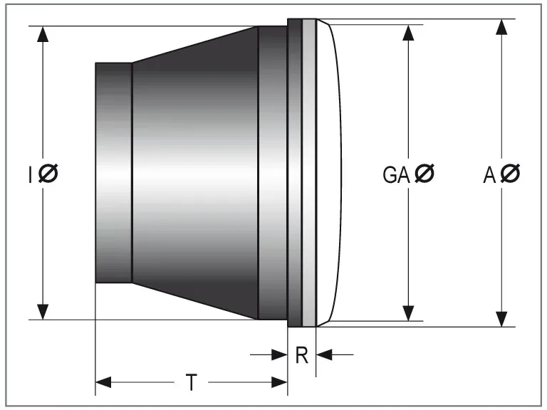 SHIN YO spotlight insert met parkeerlicht, metaal, 90mm voor H 4 lamp, geruit glas