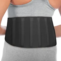 Mueller Adjustable Back Support Plus Size 1 St schwarz Unisex