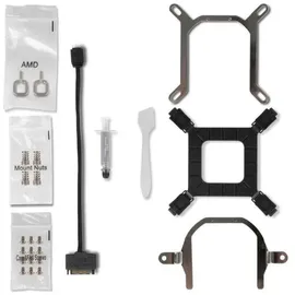 Nox-Xtreme NOX NXHUMMERM360ARGB, CPU Wasserkühler, Schwarz
