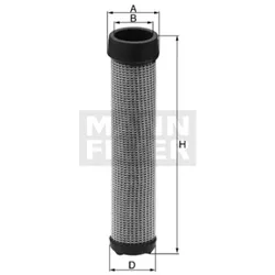 Sekundärluftfilter MANN-FILTER CF 14 135