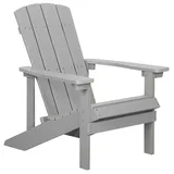 Beliani Gartenstuhl 75 x 88 x 88 cm grau